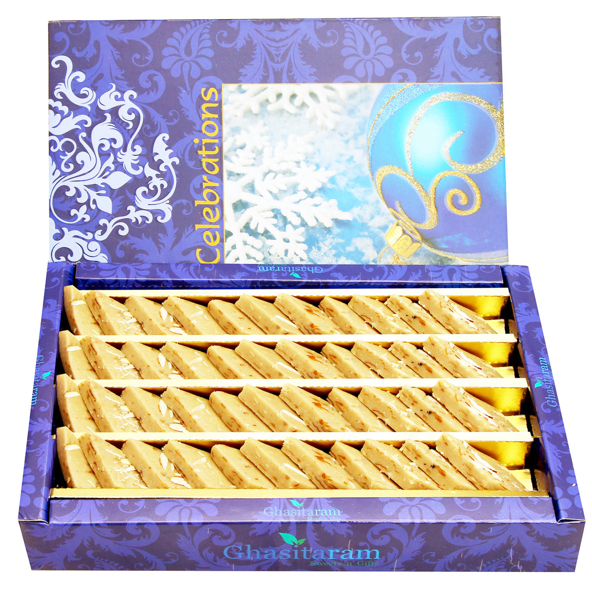 Ghasitaram's Gulkand Kaju Katli 200 gms