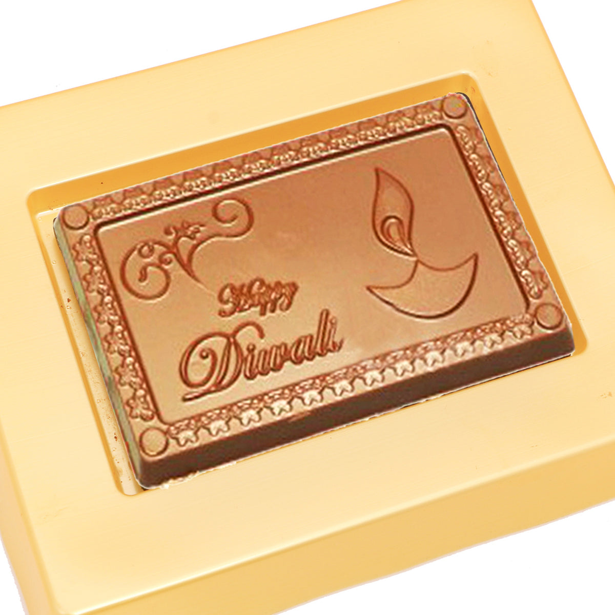 "Happy Diwali" Message Chocolate Bar Small