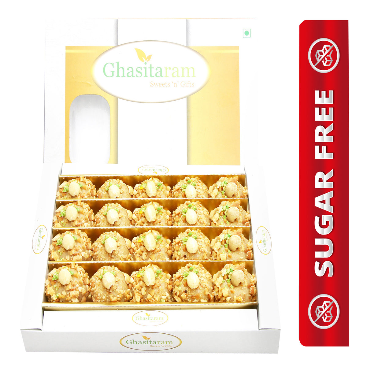 Sugarfree Roasted Kaju Laddoo (400 gms)