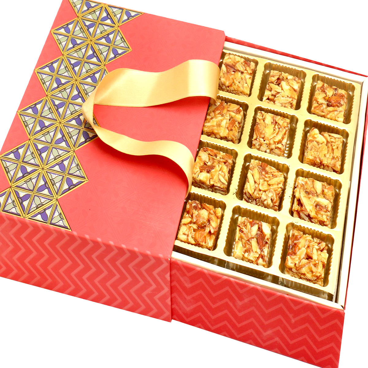 2 Part 12  Pcs Roasted Almond Bites Bag Box