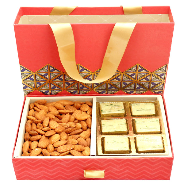 2 Part Almonds and Chocolates Bag Box 