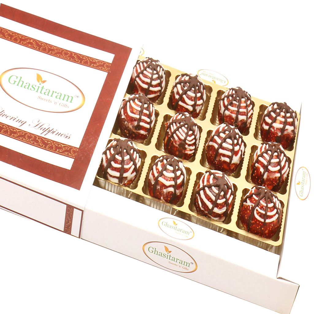 Anjeer Chocolate Laddoo in White Box