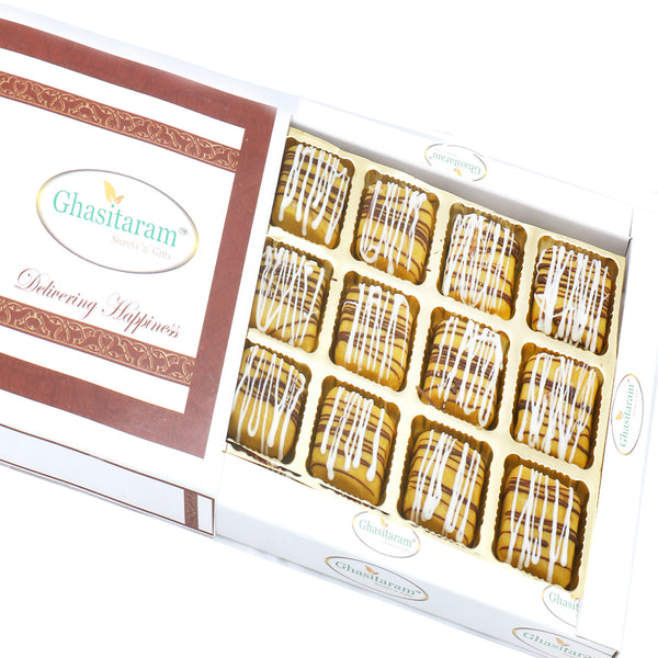 Ghasitaram's Kaju Choco Plaza  in White box