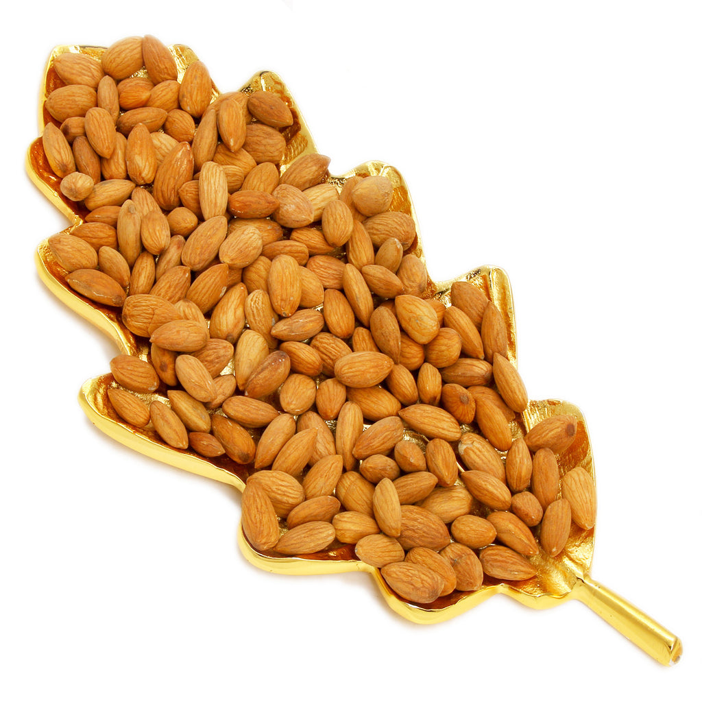 Golden Leaf  Almonds Platter 