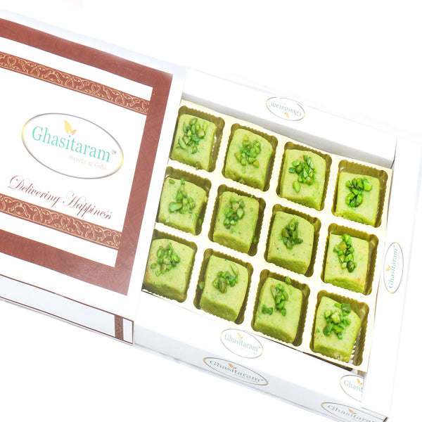 Ghasitaram's Pista Mawa Barfi  in White Box 