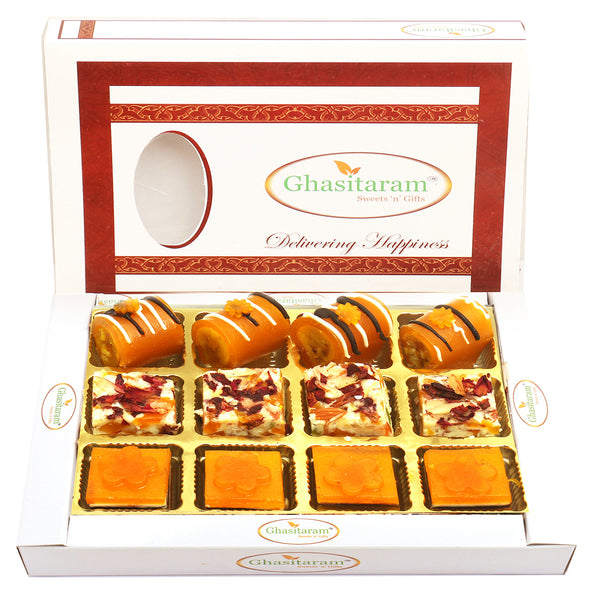 Assorted Mango Delight Sweets 12 pcs