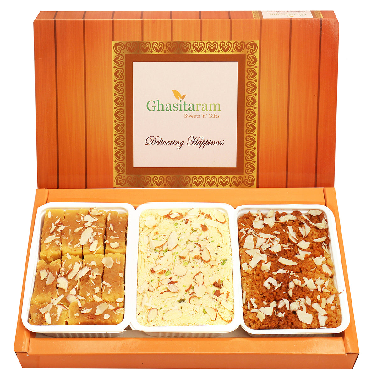 Diwali Gifts-Soan Papdi, Milk Cake and Soft Mysore Pak