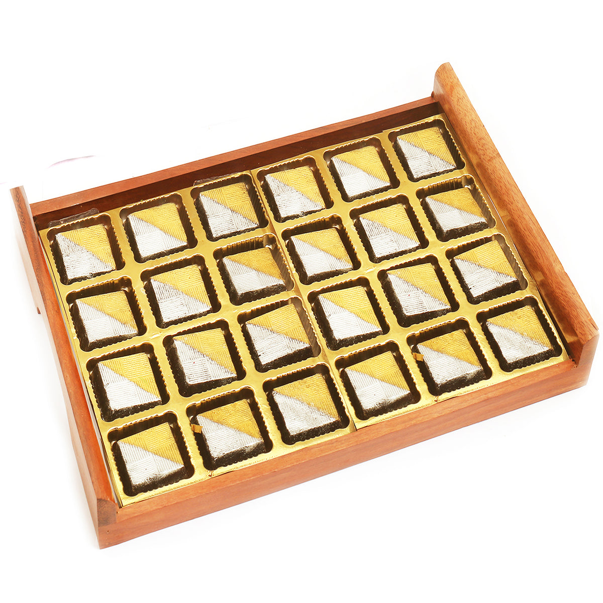 Wooden Sheen Chocolates Serving Tray
