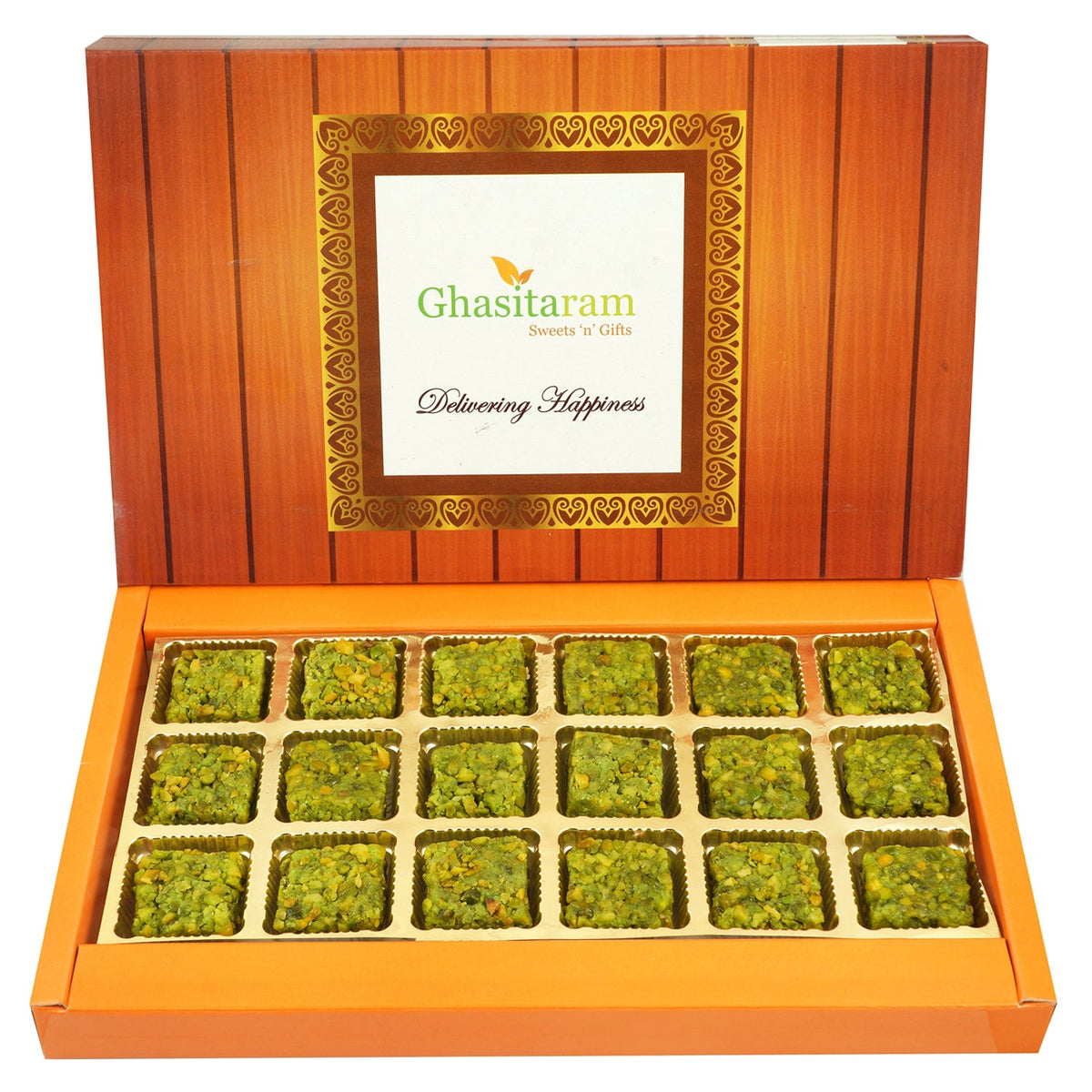 Pure Pista Barfi 18 pcs