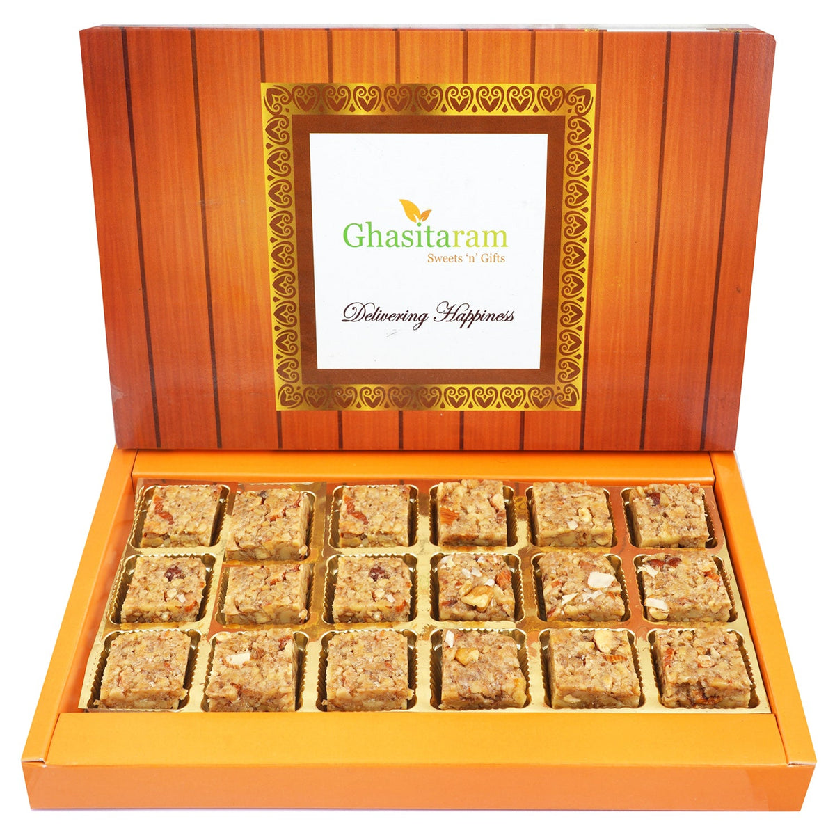 Pure Walnut Barfi  18 pcs