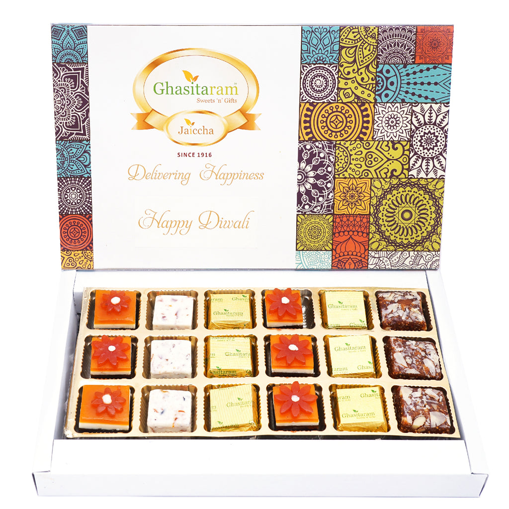 Corporate Gifts-Happy Diwali Box of Assorted Bites 18 pcs