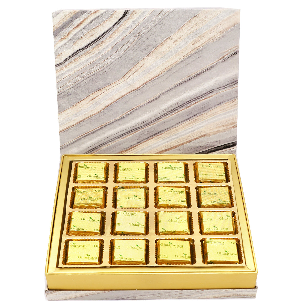 Marble Box of  Mixed Nuts Chocolate