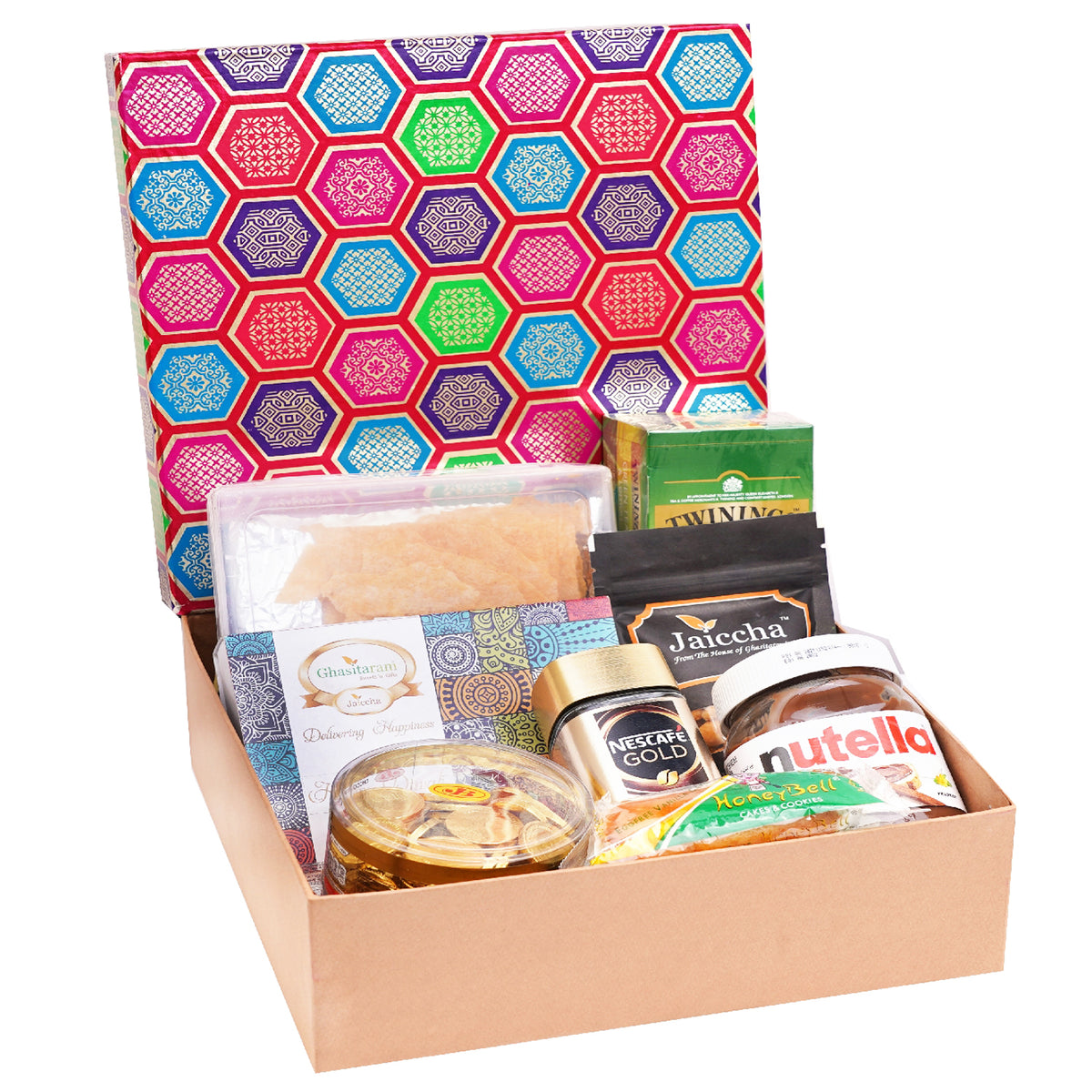 Gourmet Medium Hamper Box of 7 Goodies