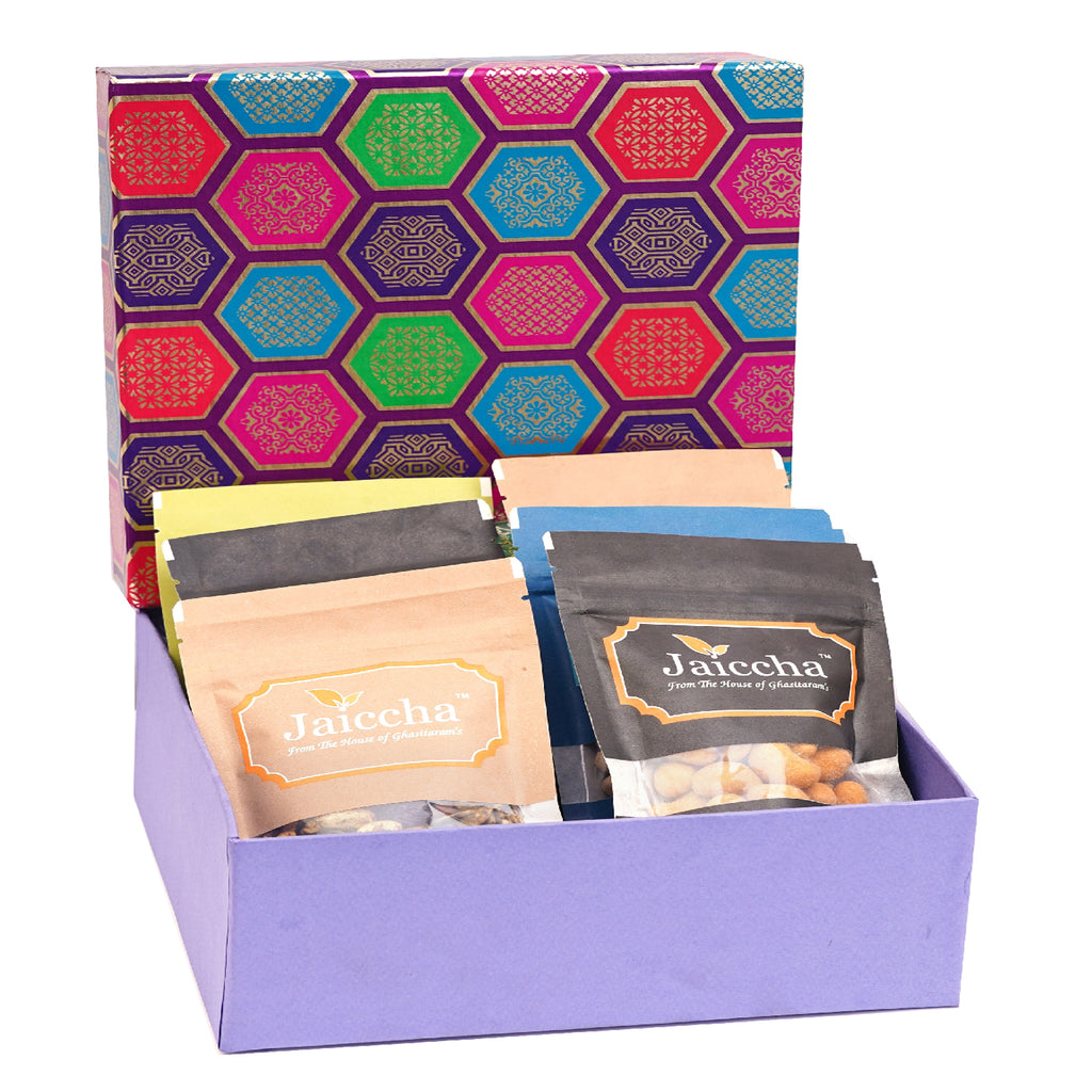 Gourmet hamper Box of 6 Assorted Nuts