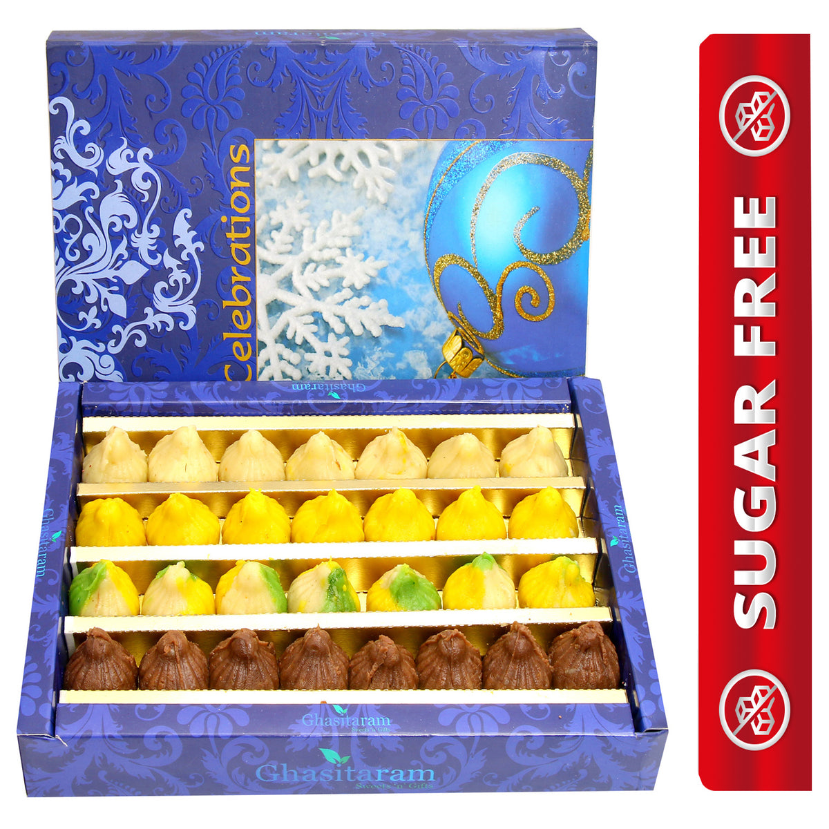 Ghasitaram's Sugarfree Kaju Mawa Mix Modaks 800 gms