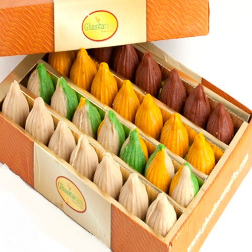 Ghasitaram's Pure Kaju Assorted Modaks 200 gms