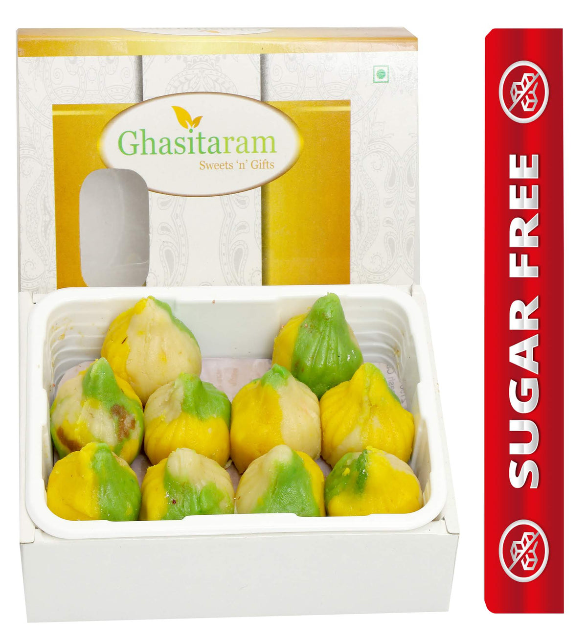 Ghasitaram's Sugarfree Tirangi Modaks 400 gms