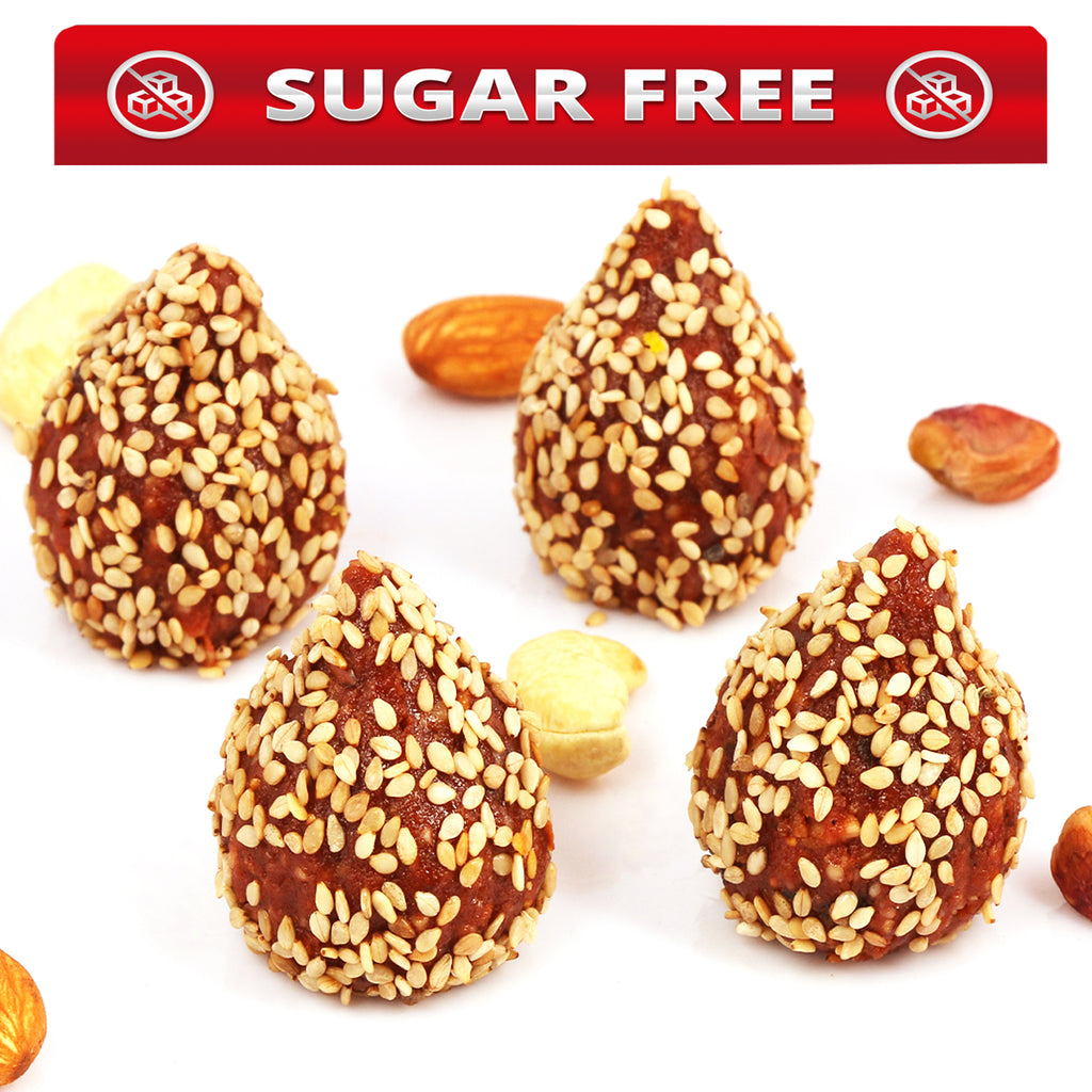 Ghasitaram's Sugarfree Khajoor/ Dates  Seasame Seeds Modaks 200 gms