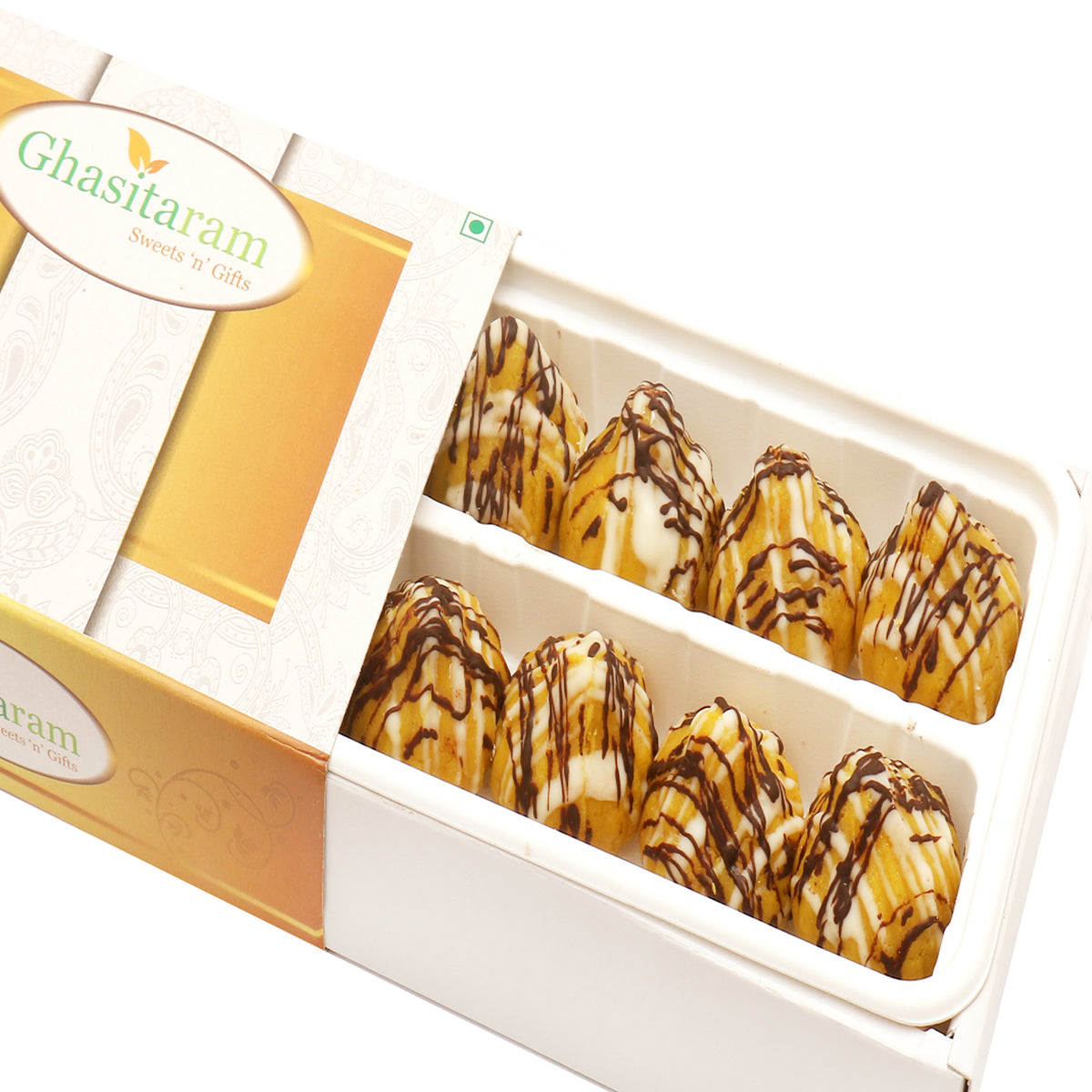 Ghasitaram's Kaju Kesar Chocolate Delight Modaks 200 gms