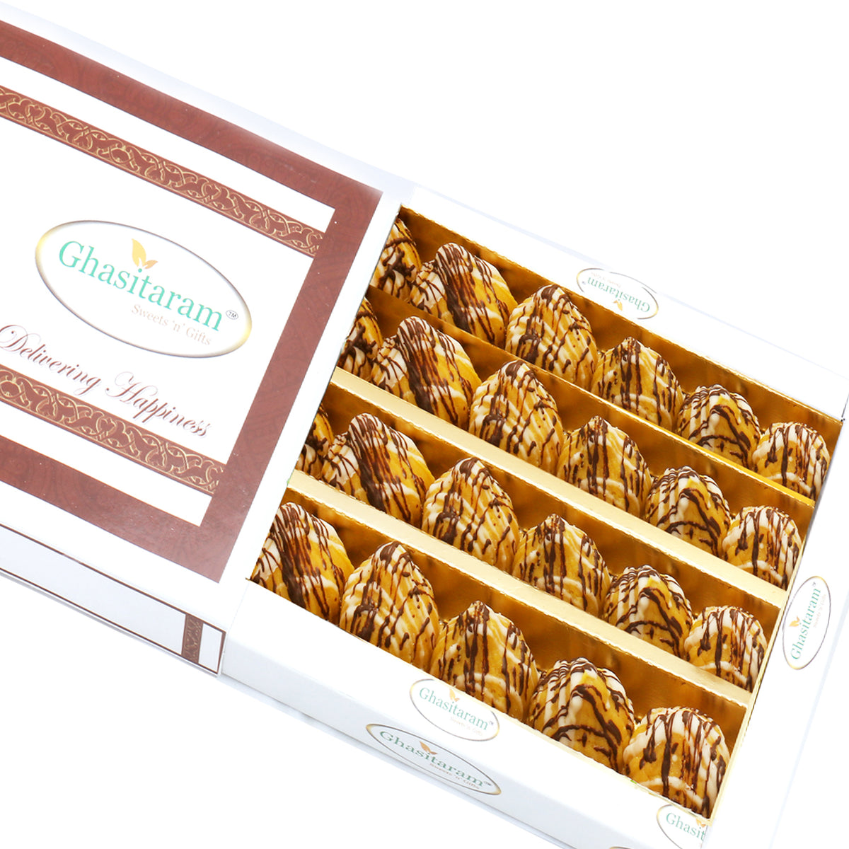 Ghasitaram's Kaju Kesar Chocolate Delight Modaks 400 gms