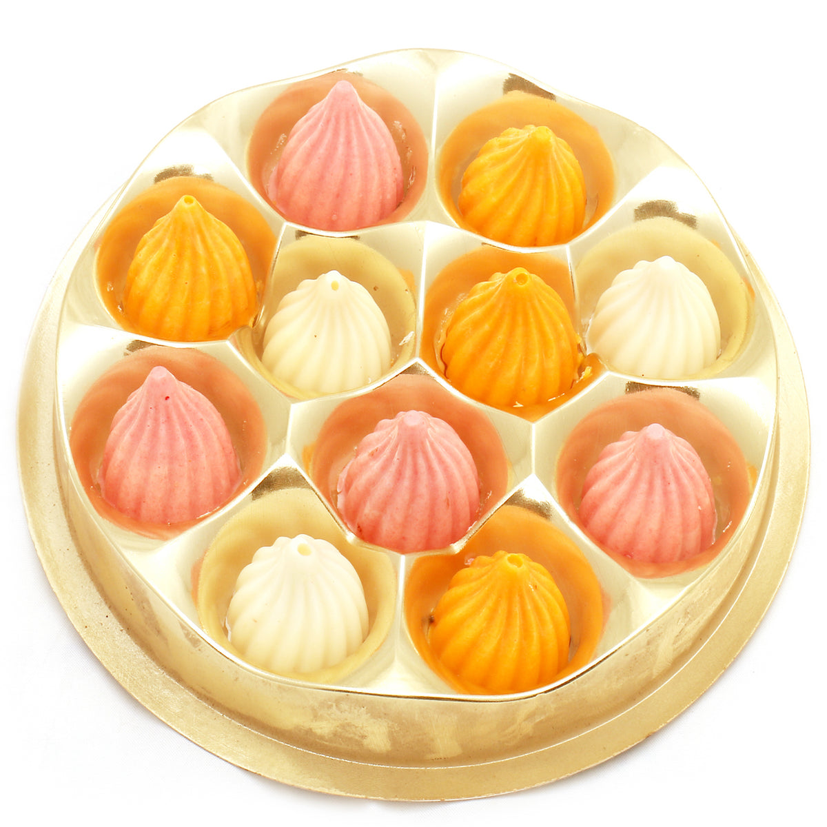 Pack of 11 Mango, Strawberry and  White Chocolate Modaks