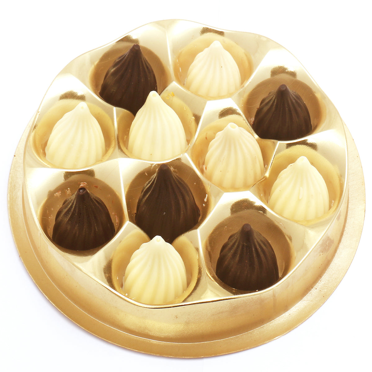 Pack of 11 Dark and White Chocolate Modaks