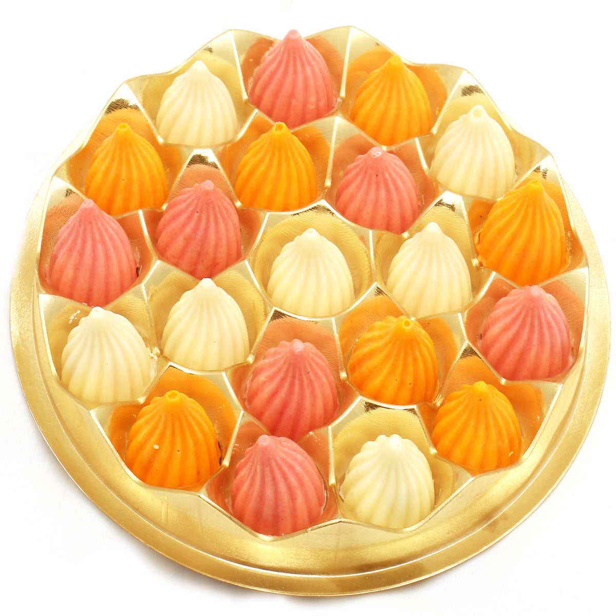Pack of 21 Mango, Strawberry and  White Chocolate Modaks