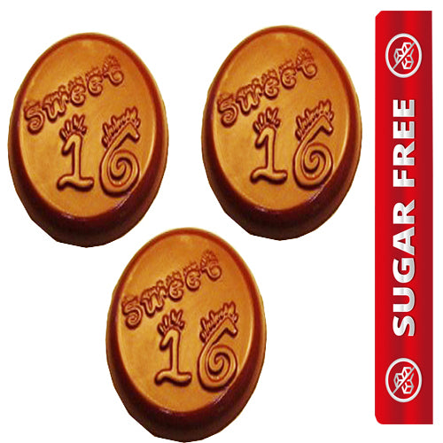 Sweet 16 Sugarfree Chocolate Coins