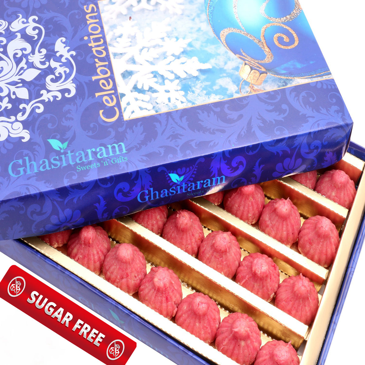 Ghasitaram's Sugarfree Litchi Kaju Modaks 800 gms