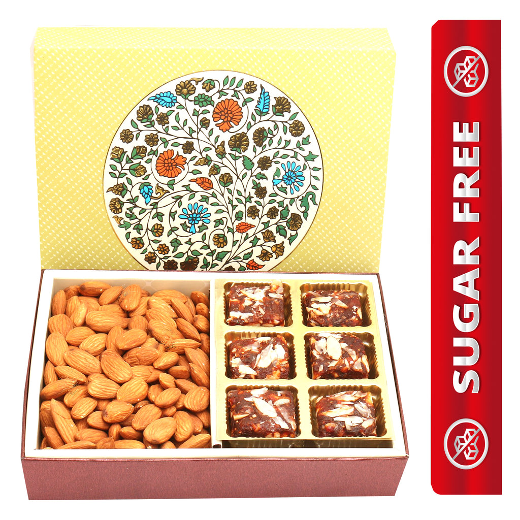2 Part Eco Almonds and Sugarfree Figs and Dates Bites  Box 