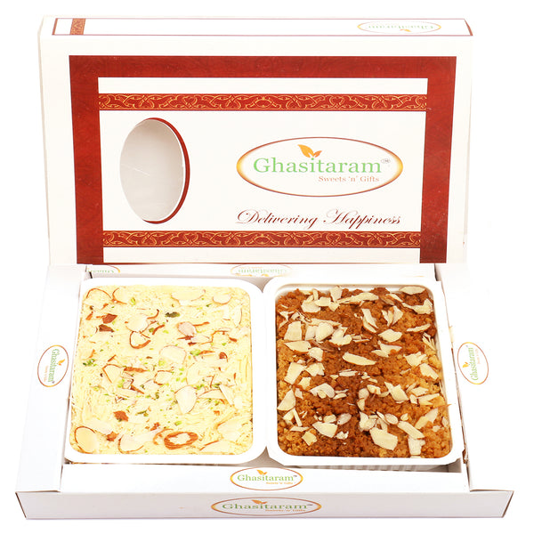 Milk Cake and Soan Papdi Hamper