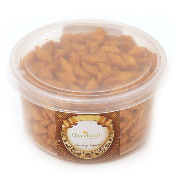 Holi Sweets| Holi Hampers| Holi Gifts-Ghasitarams Masala Mini Katli Namkeen 200 gms