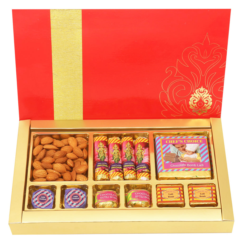 Royal Almonds Chocolate Cracker Box