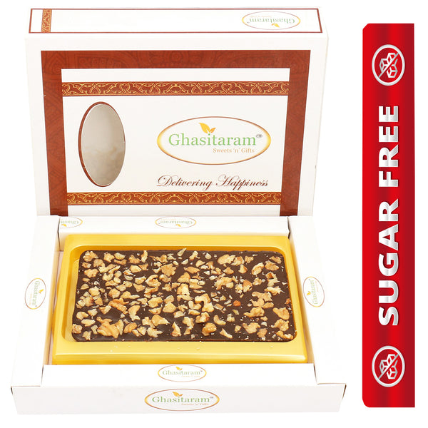 Walnut Sugafree Chocolate Bark Big 