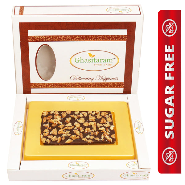 Walnut Sugafree Chocolate Bark Small