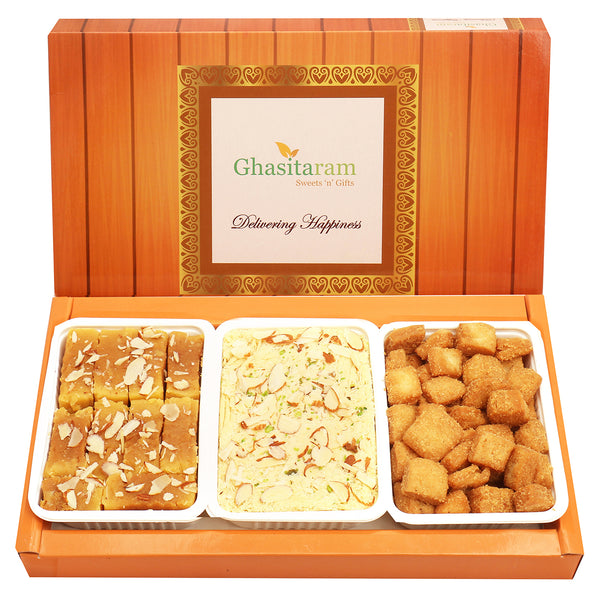 Soan Papdi, Soft Mysore Pak and Shakar Pada