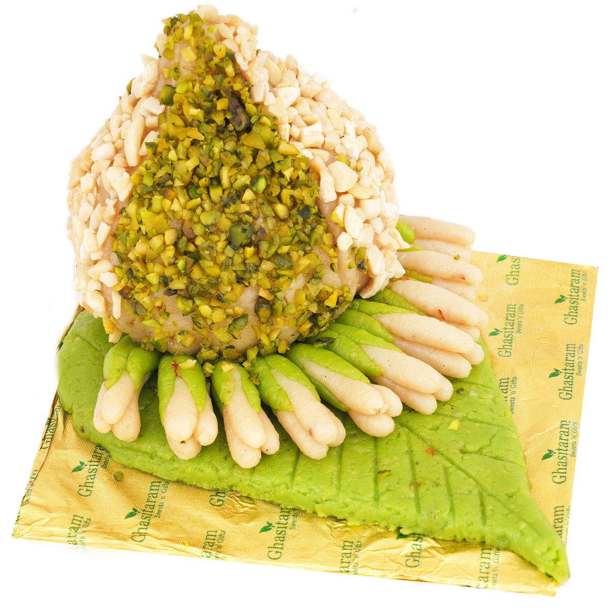 Kaju Pista Leaf Modak
