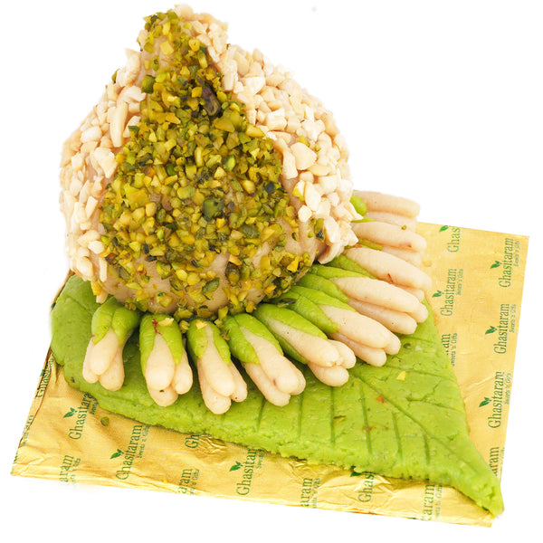 Kaju Pista Leaf Modak