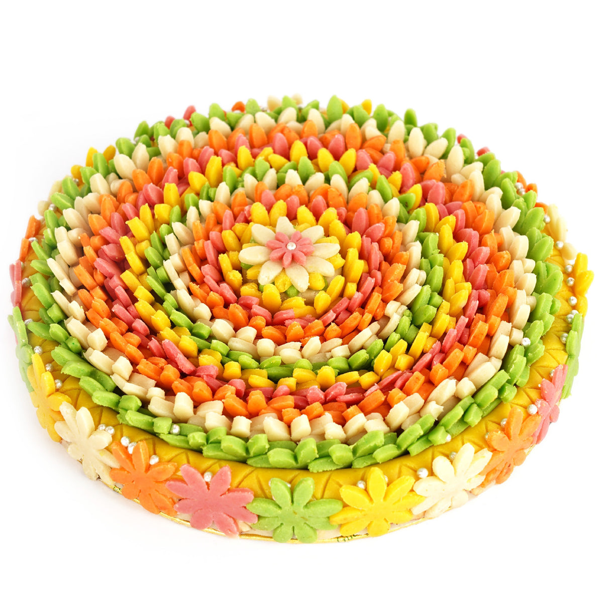 Fresh Eggless Pure Almond Petals Cake 1 kg