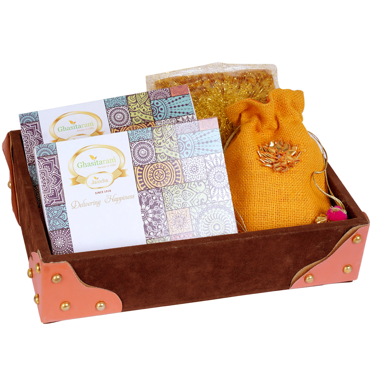 Lohri Sweets Gacchak Hampers Korno Lohri basket