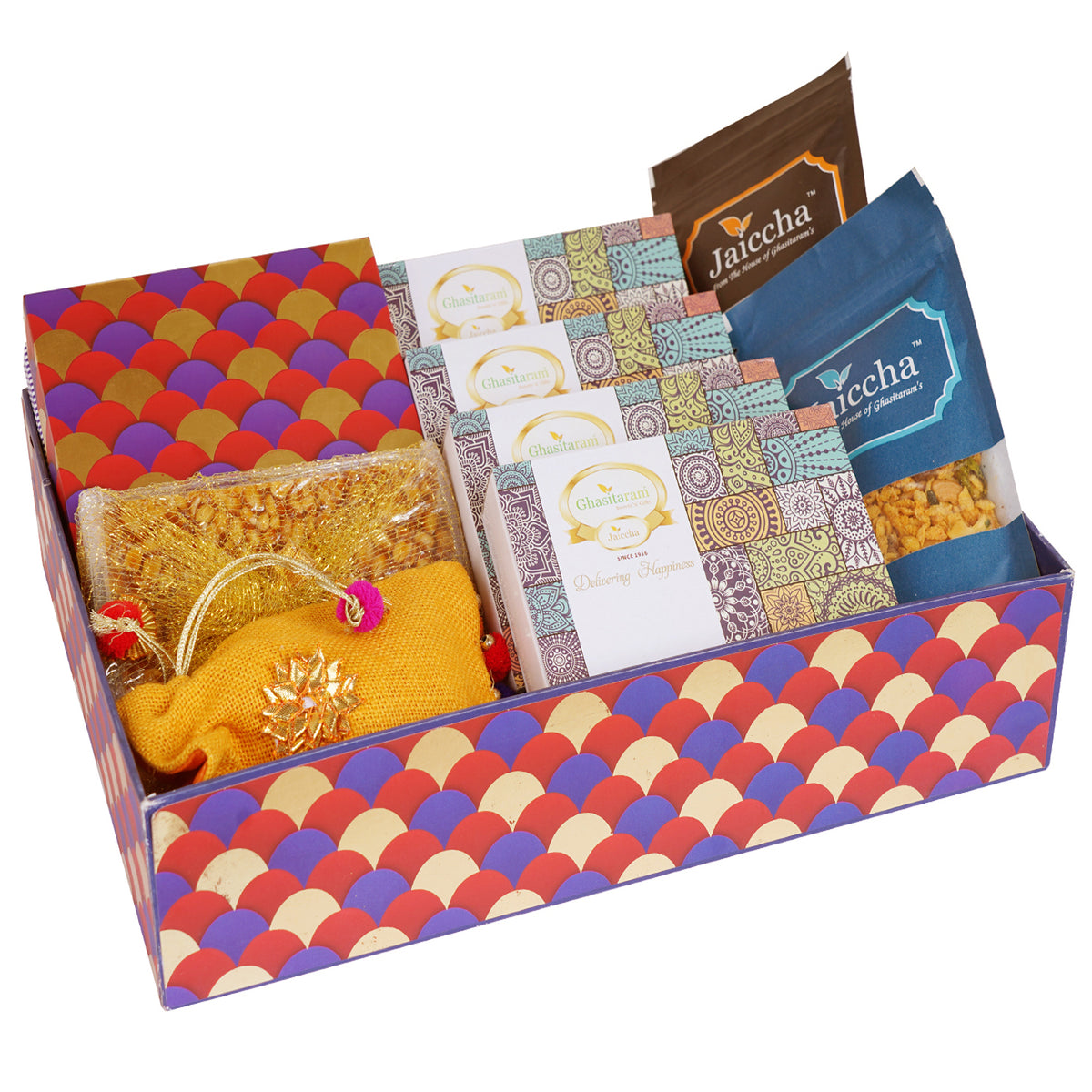 Lohri Sweets Gachak Hampers Lohri Scallopbasket 