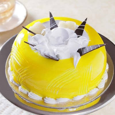 Fresh Eggless Cream Cake Pineapple Punch Cake 1000 gms 