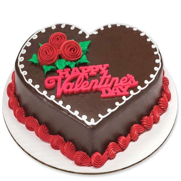 Eggless Valentines Day heart cake 1kg
