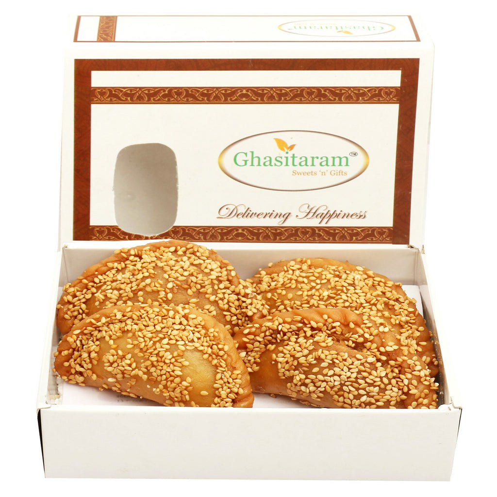 Holi Sweets-Ghasitaram's Roasted Til/ Sesame Gujiya 200 gms