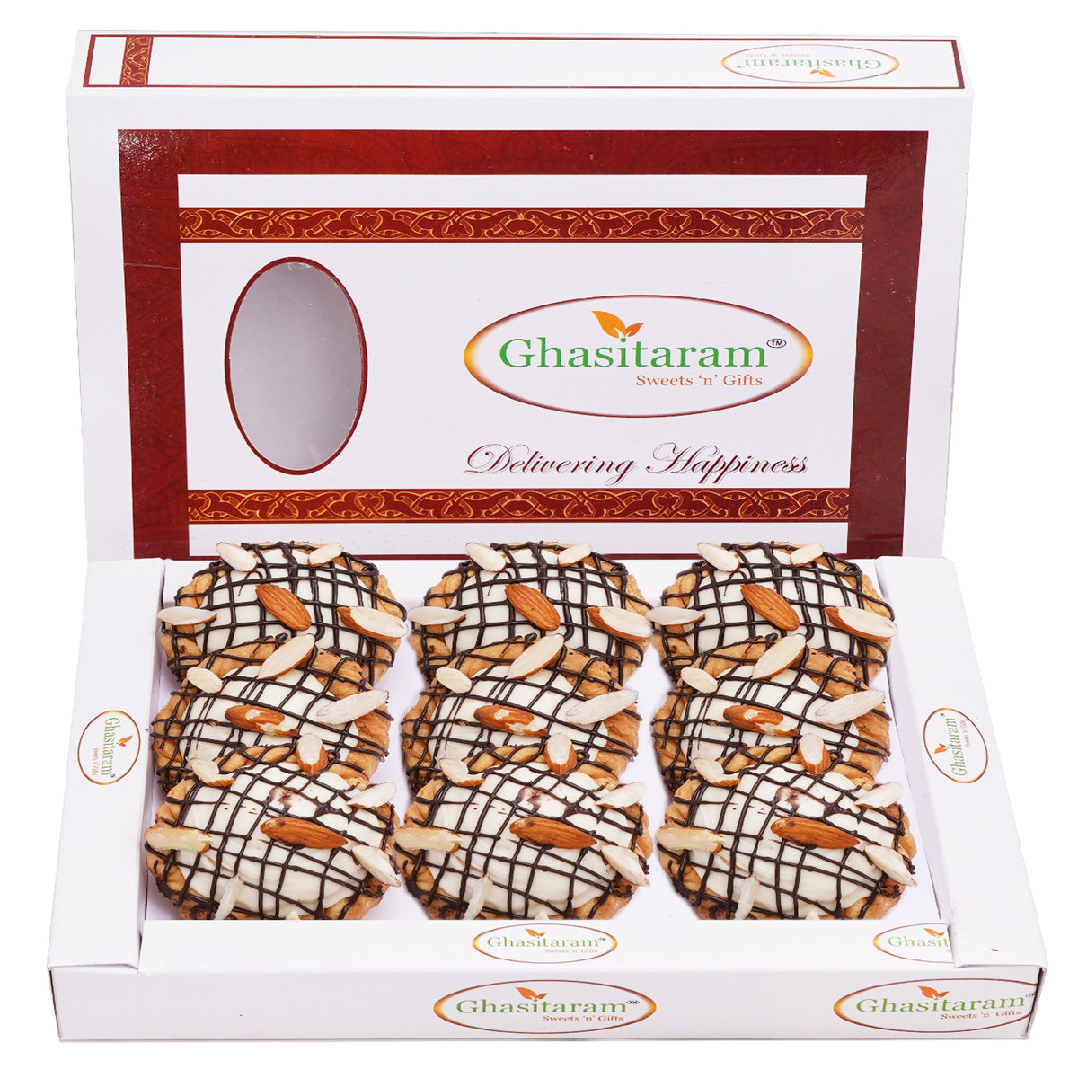 Holi Sweets| Holi Hampers| Holi Gifts-Chocolate Filled Chandrakala 400 gms