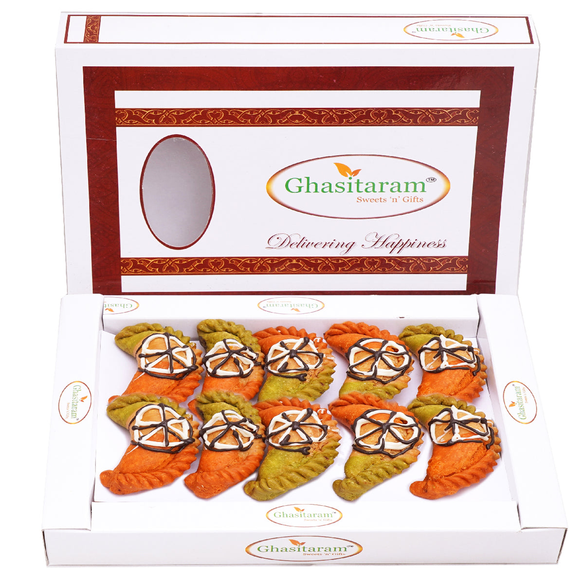 Holi Sweets| Holi Hampers| Holi Gifts-Tirangi Gujiya 400 gms