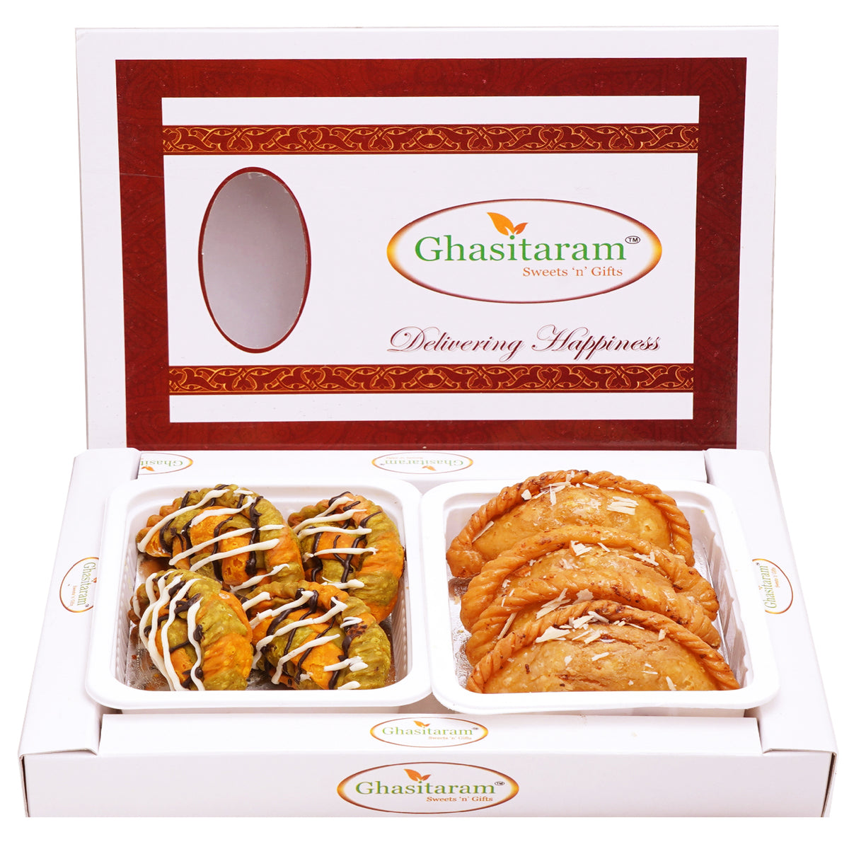 Holi Sweets| Holi Hampers| Holi Gifts-Box of Designer and Traditional Gujiyas