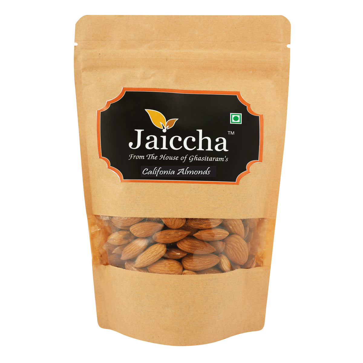  American/ Califonia Almonds 800 gms in Brown Paper Pouch