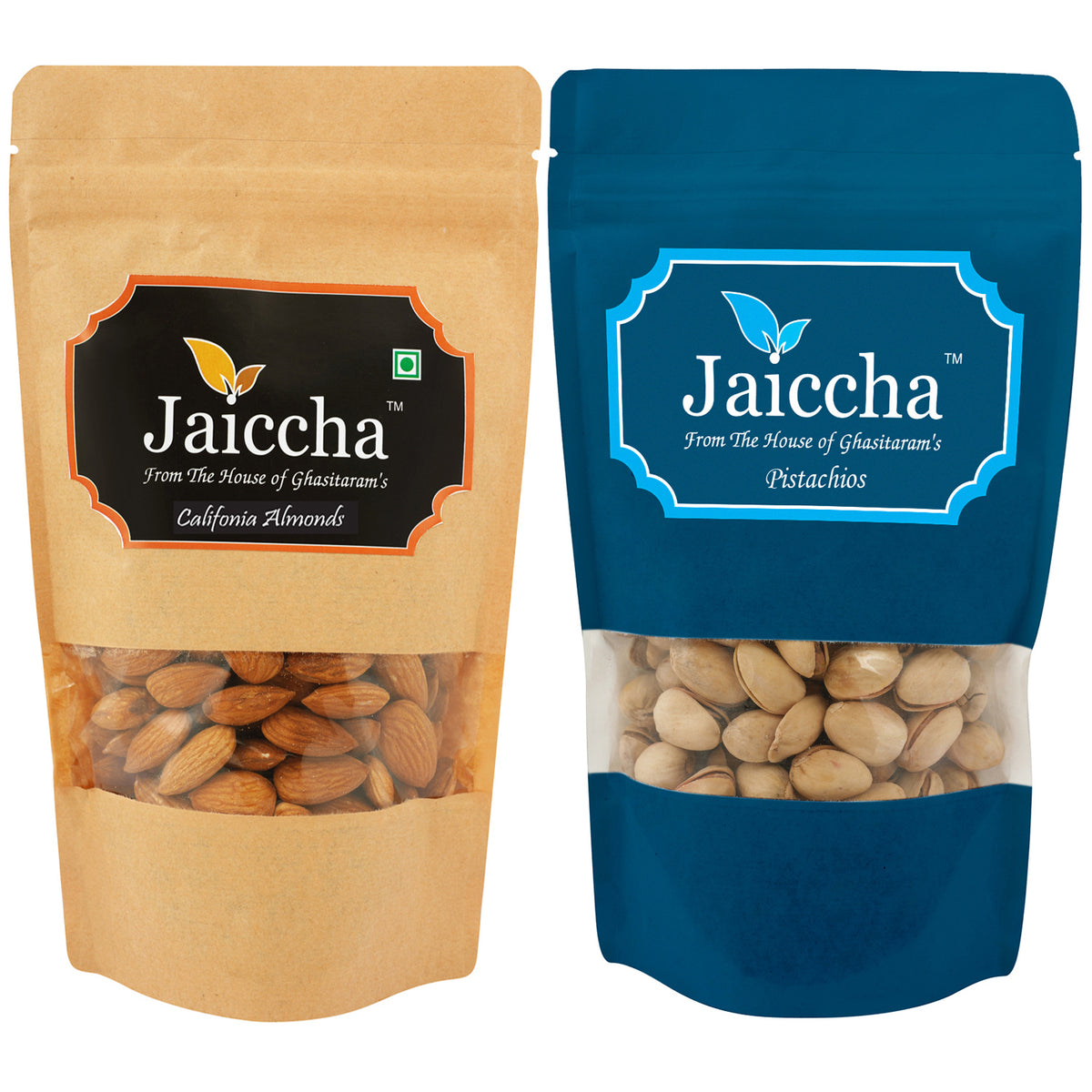 Almonds and Pistachios Pouches-400 gms