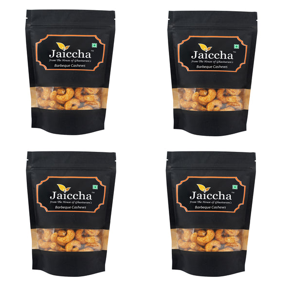 Barbeque Cashews 200 gms  in Black Paper Pouch